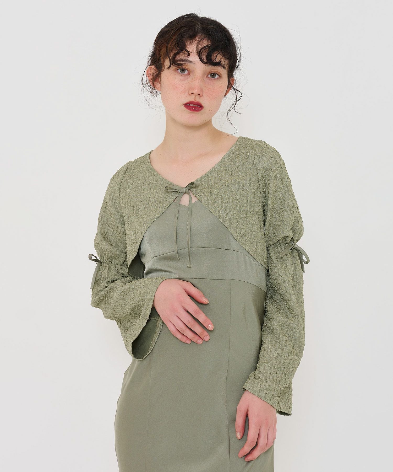 限定Price！SALE ジャガードボレロ キャミドレス TINA：JOJUN 全2色