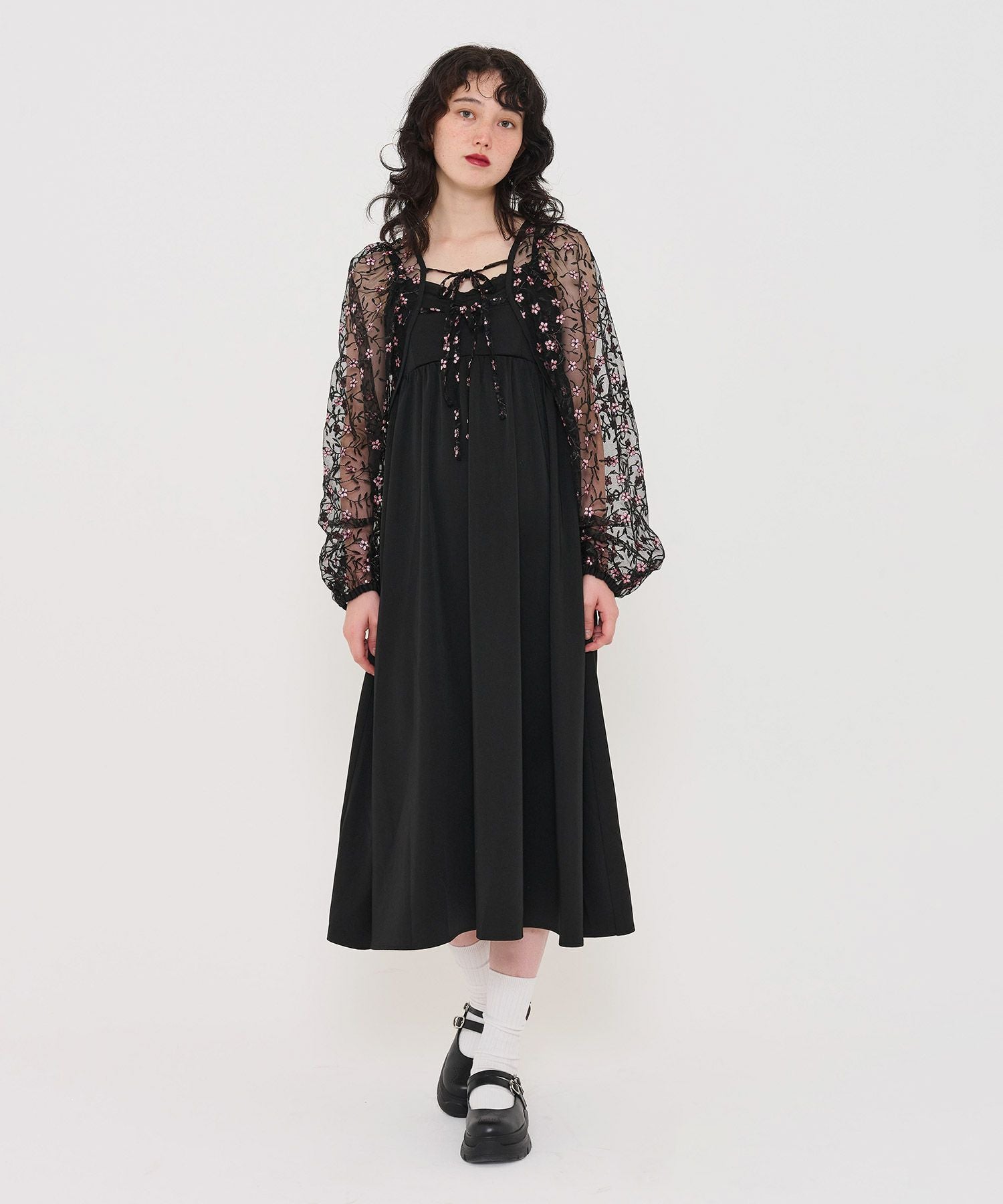 限定Price！SALE フラワーチュールボレロ キャミドレス TINA：JOJUN 全