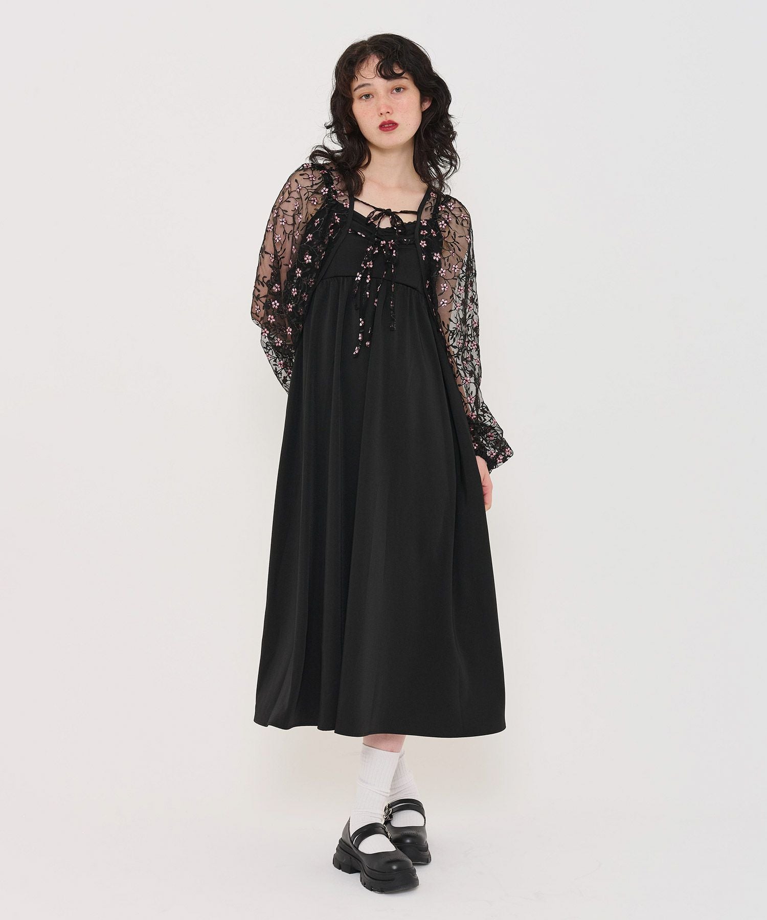 限定Price！SALE フラワーチュールボレロ キャミドレス TINA：JOJUN 全