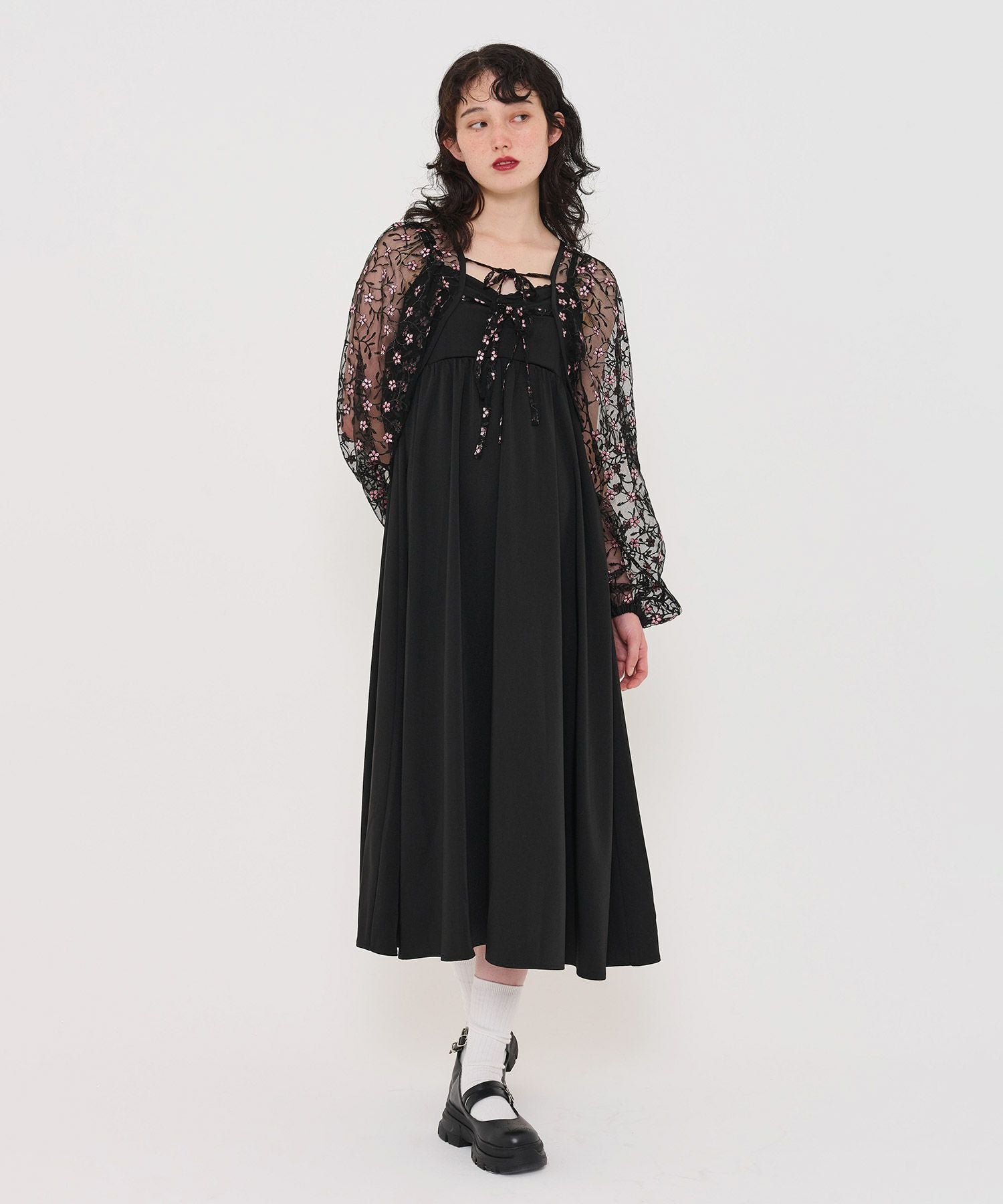 限定Price！SALE フラワーチュールボレロ キャミドレス TINA：JOJUN 全