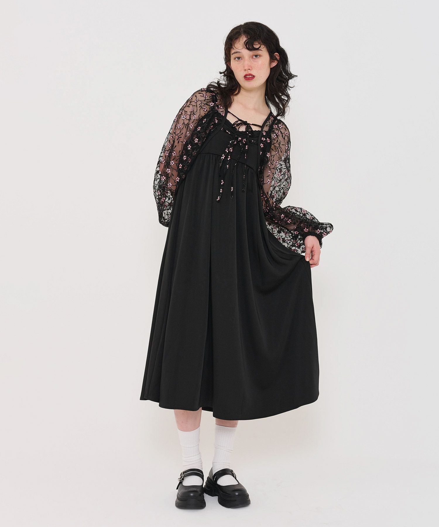 限定Price！SALE フラワーチュールボレロ キャミドレス TINA：JOJUN 全