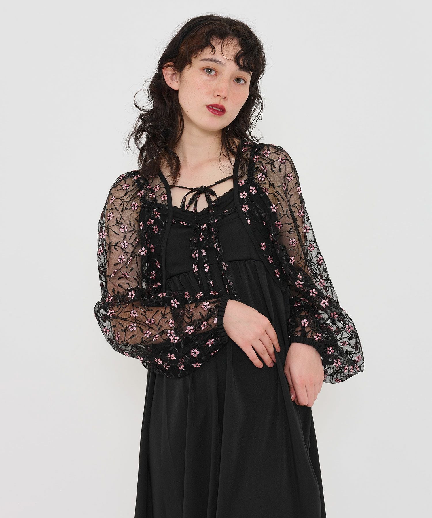 限定Price！SALE フラワーチュールボレロ キャミドレス TINA：JOJUN 全