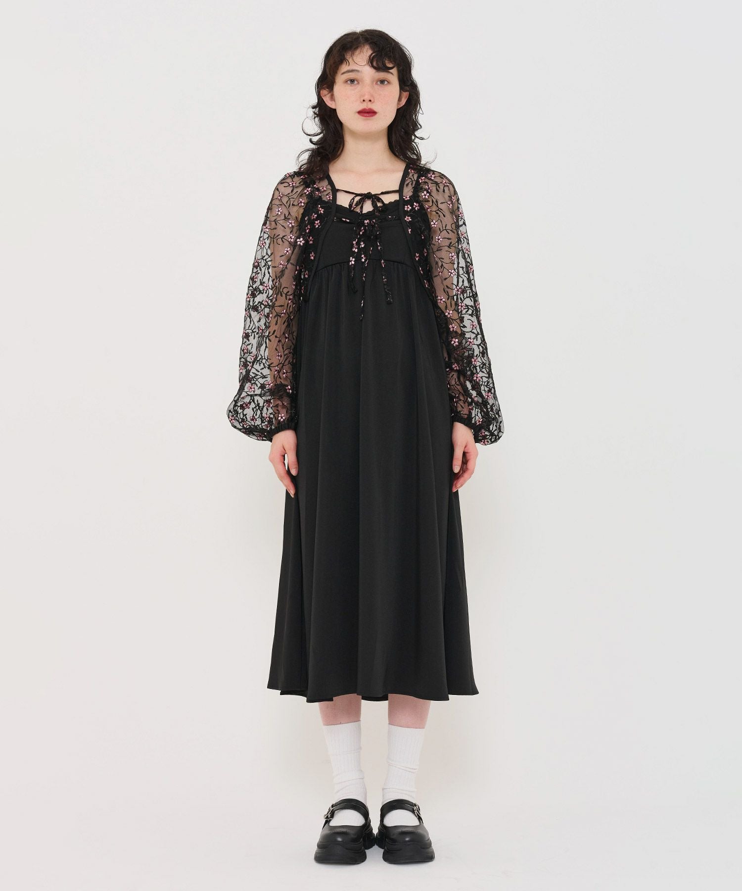限定Price！SALE フラワーチュールボレロ キャミドレス TINA：JOJUN 全