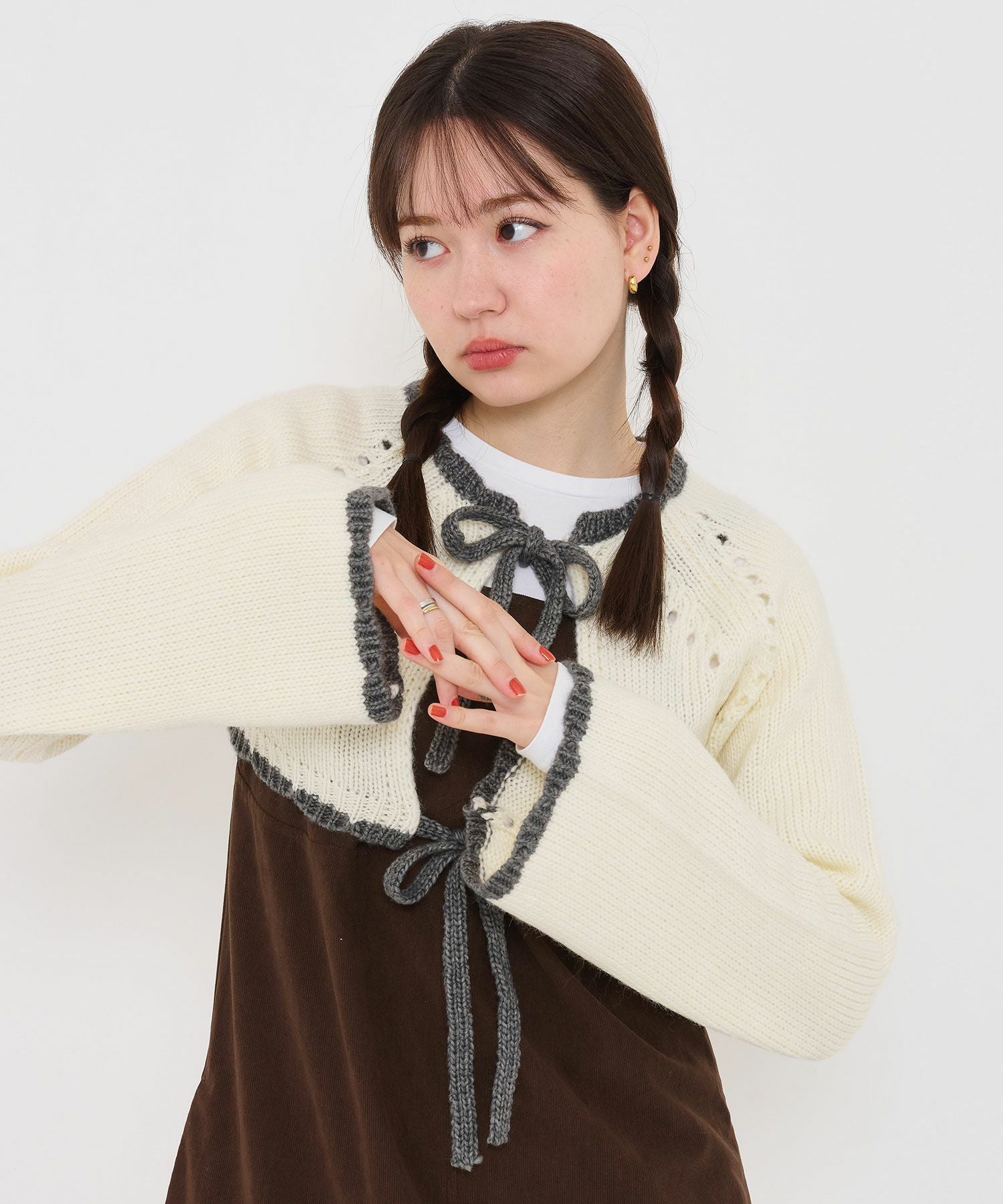 elin ニットボレロ 洗える ニットボレロ【セットアップ】|キャラ・オ・クルス | レリアン