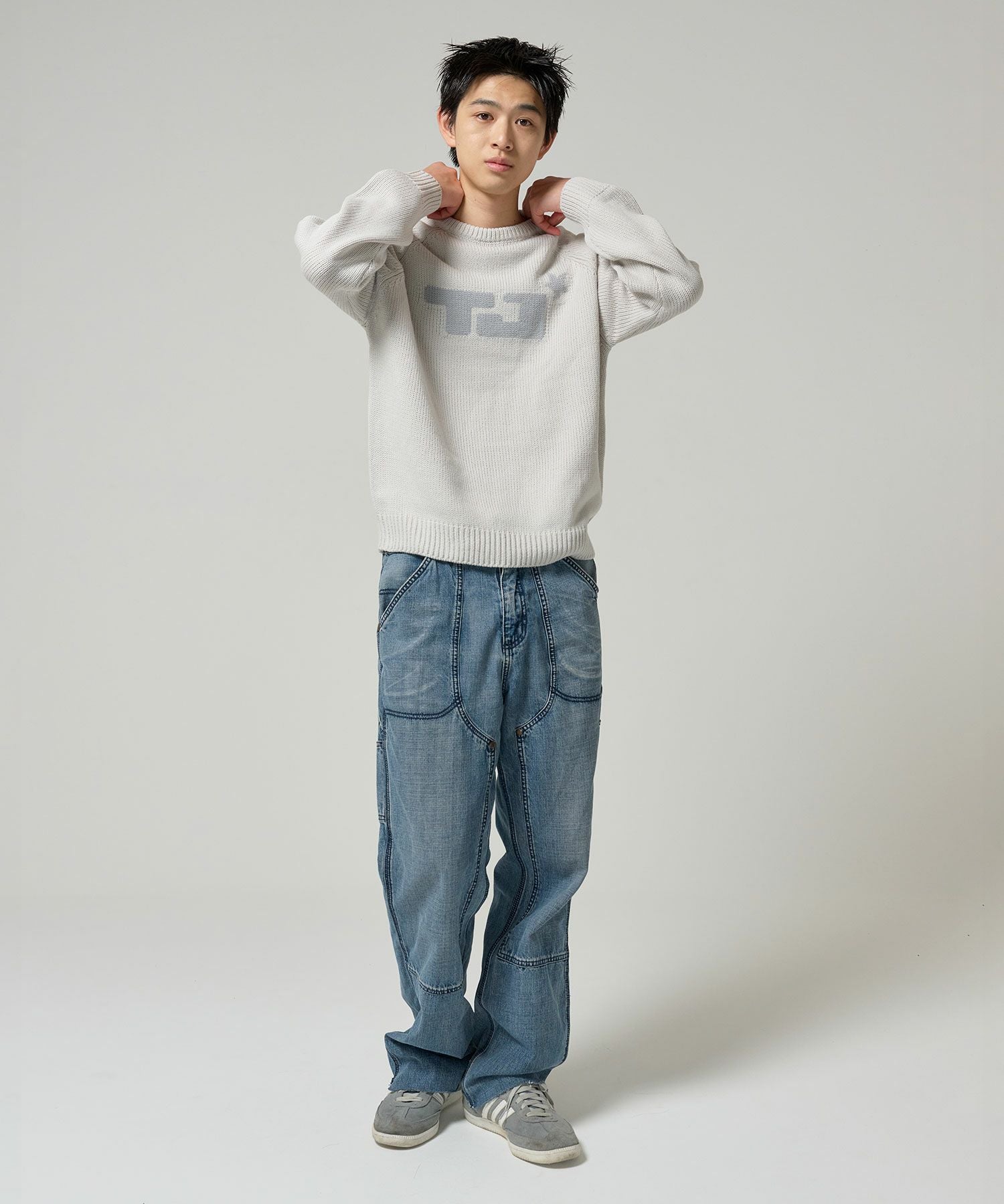 ユニセックス ジャガードニット TINA：JOJUN 全5色｜tnj441-0791【6】