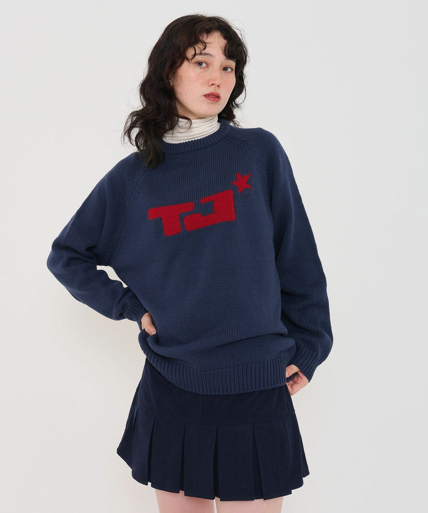 ユニセックス ジャガードニット TINA：JOJUN 全5色｜tnj441-0791【6】