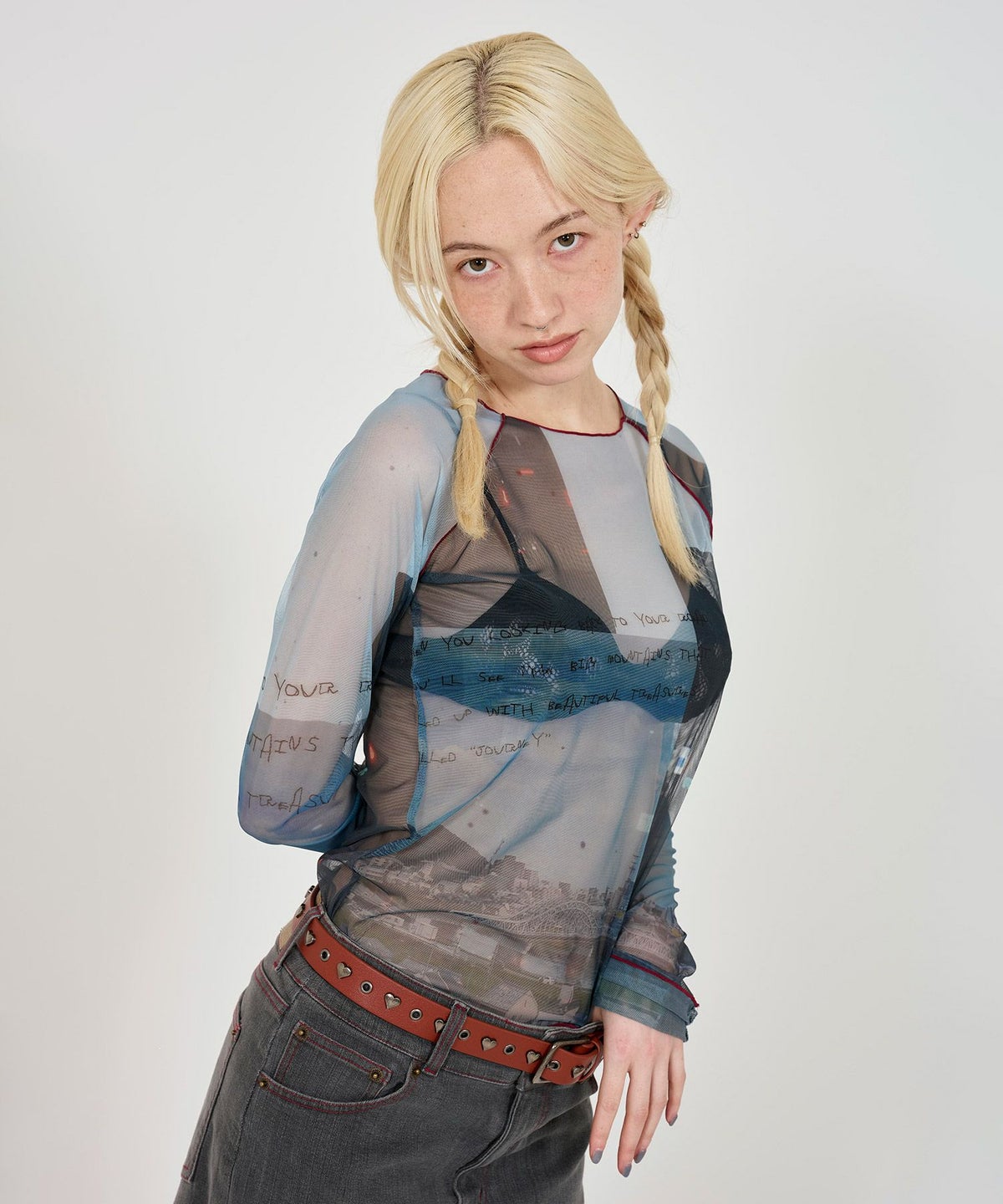 トップス/シアー/シアートップス/写真/コラージュ