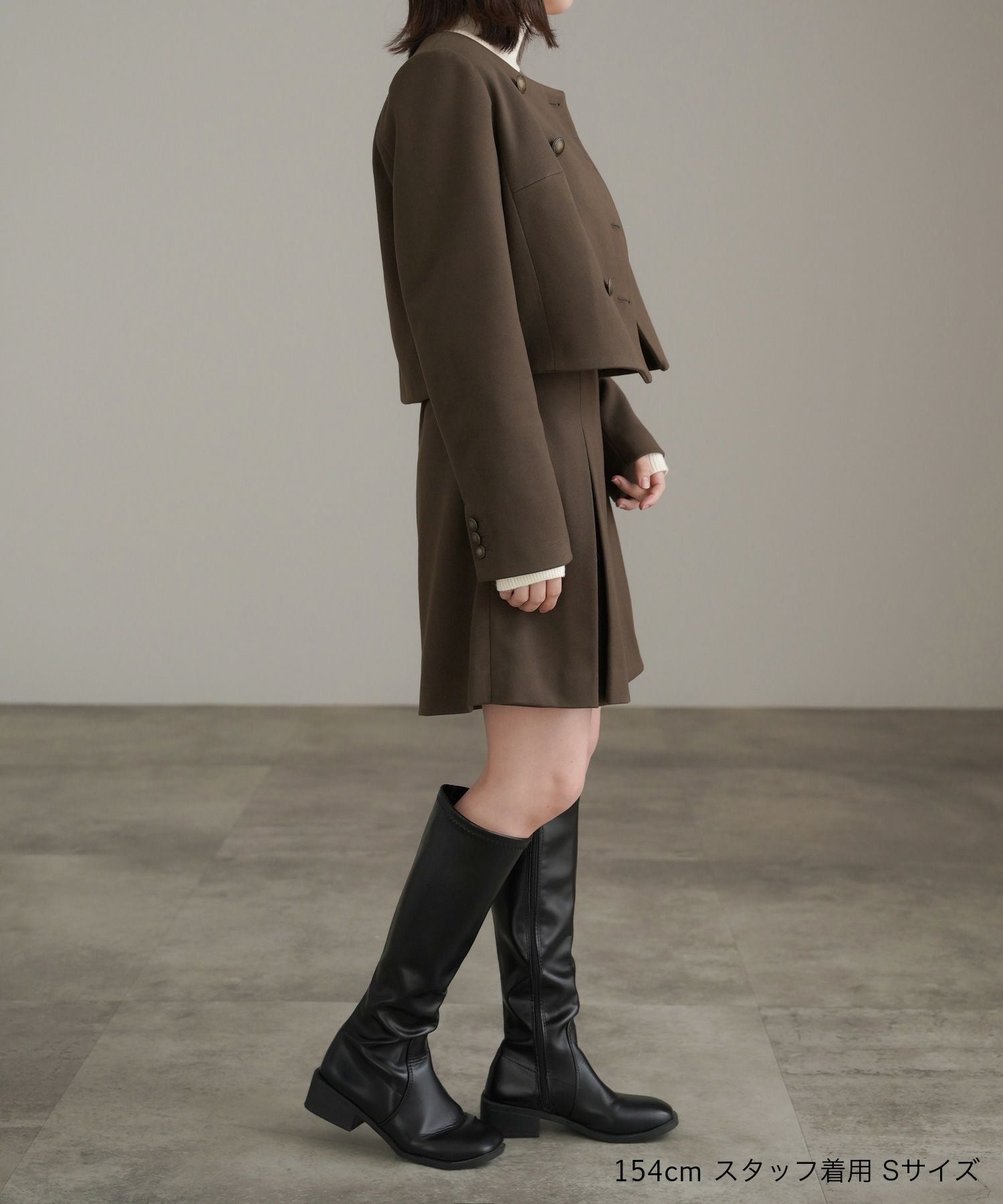 fabracadabra キュロット、ジャケットセット ジャケット × キュロット セットアップ lieulien×nap 全3色｜lul341