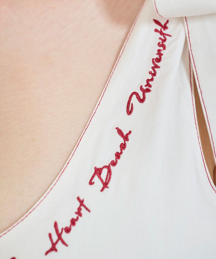 ワンピース/リボン/刺繍入り/2way