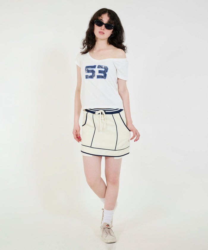 トップス/カットソー/オフショルダー/オフショル