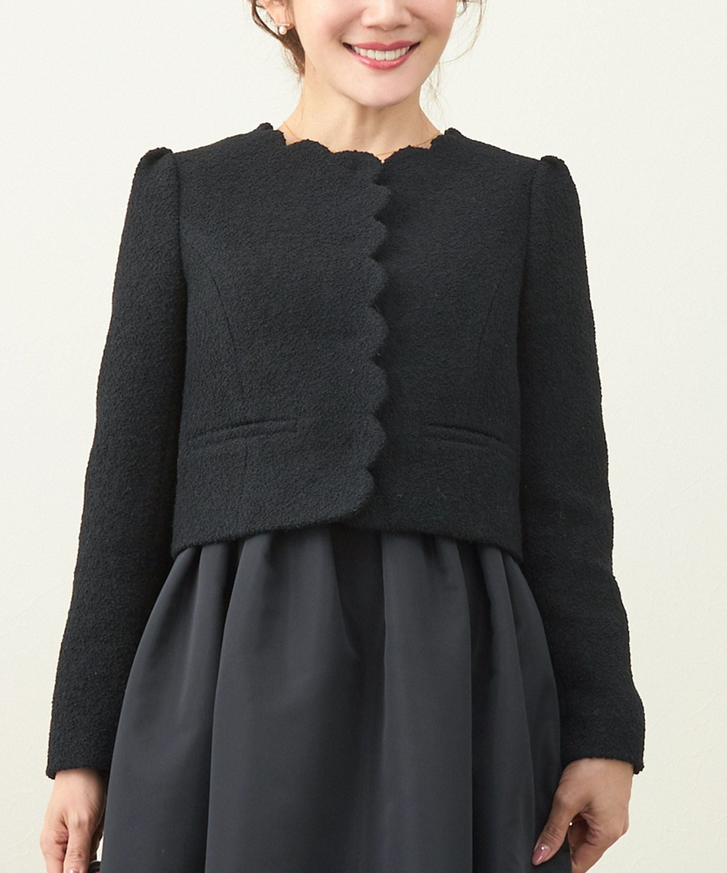 スカラップ ジャケット Liala×PG 全3色｜lpg241-1830【1】 - ノー