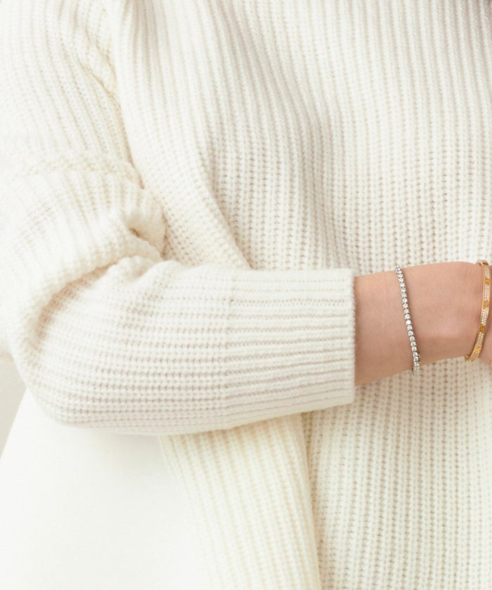 手洗い可 トップス ニット レディース ざっくり ローゲージ かわいい 人気 オフィス きれいめ 秋冬春 ジョイントスペース