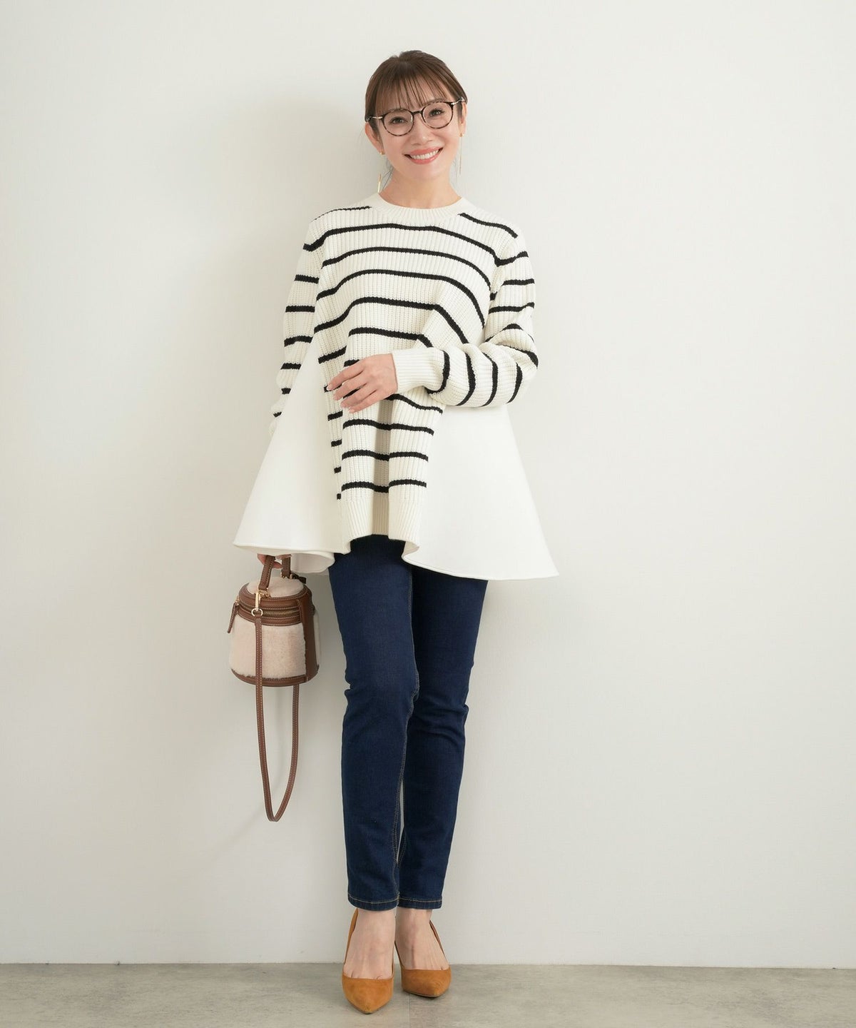 手洗い可 トップス ニット レディース ざっくり ローゲージ かわいい 人気 オフィス きれいめ 秋冬春 ジョイントスペース