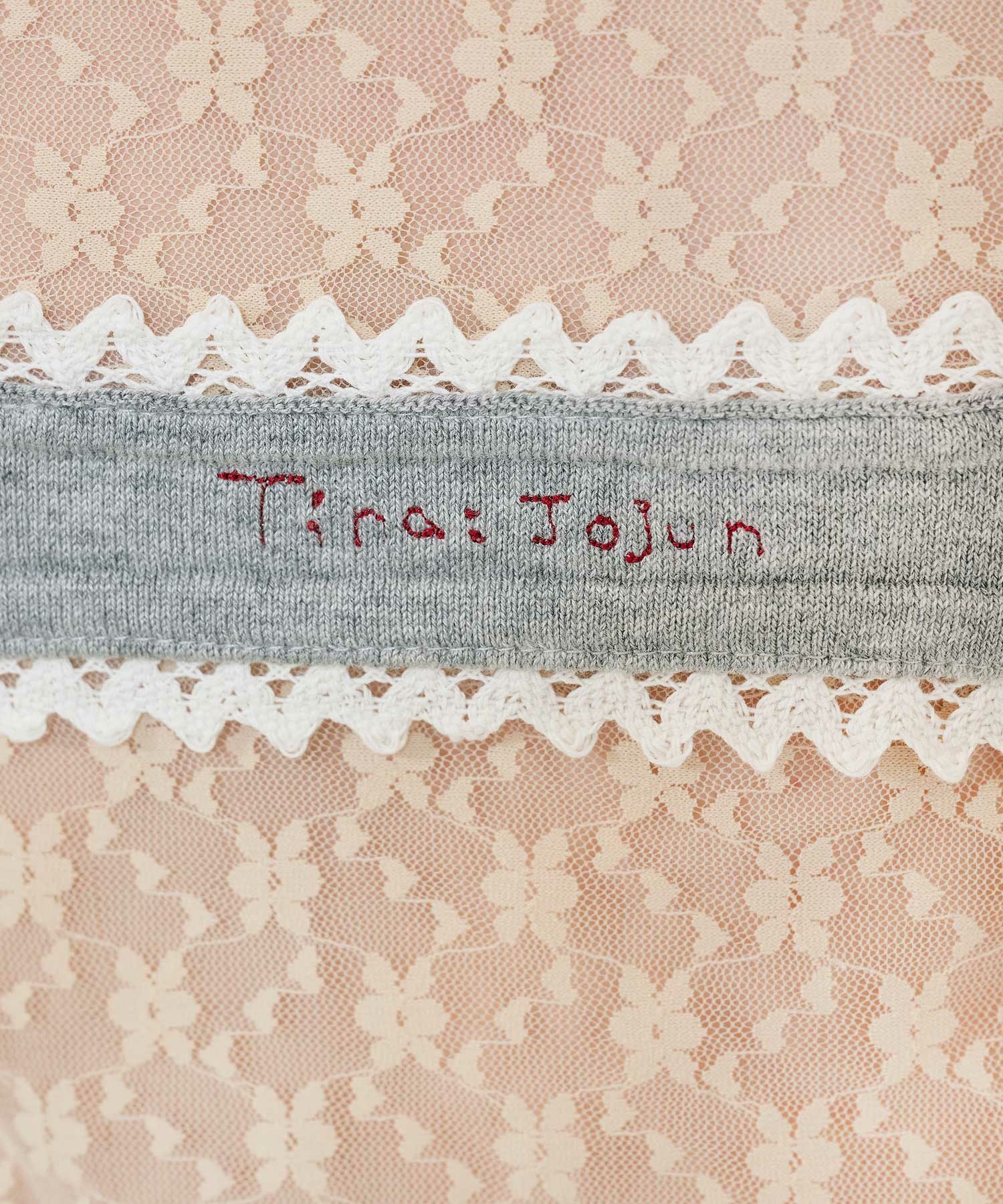 刺繍入り ニットビスチェ TINA：JOJUN 全2色｜tnj421-0774【1】