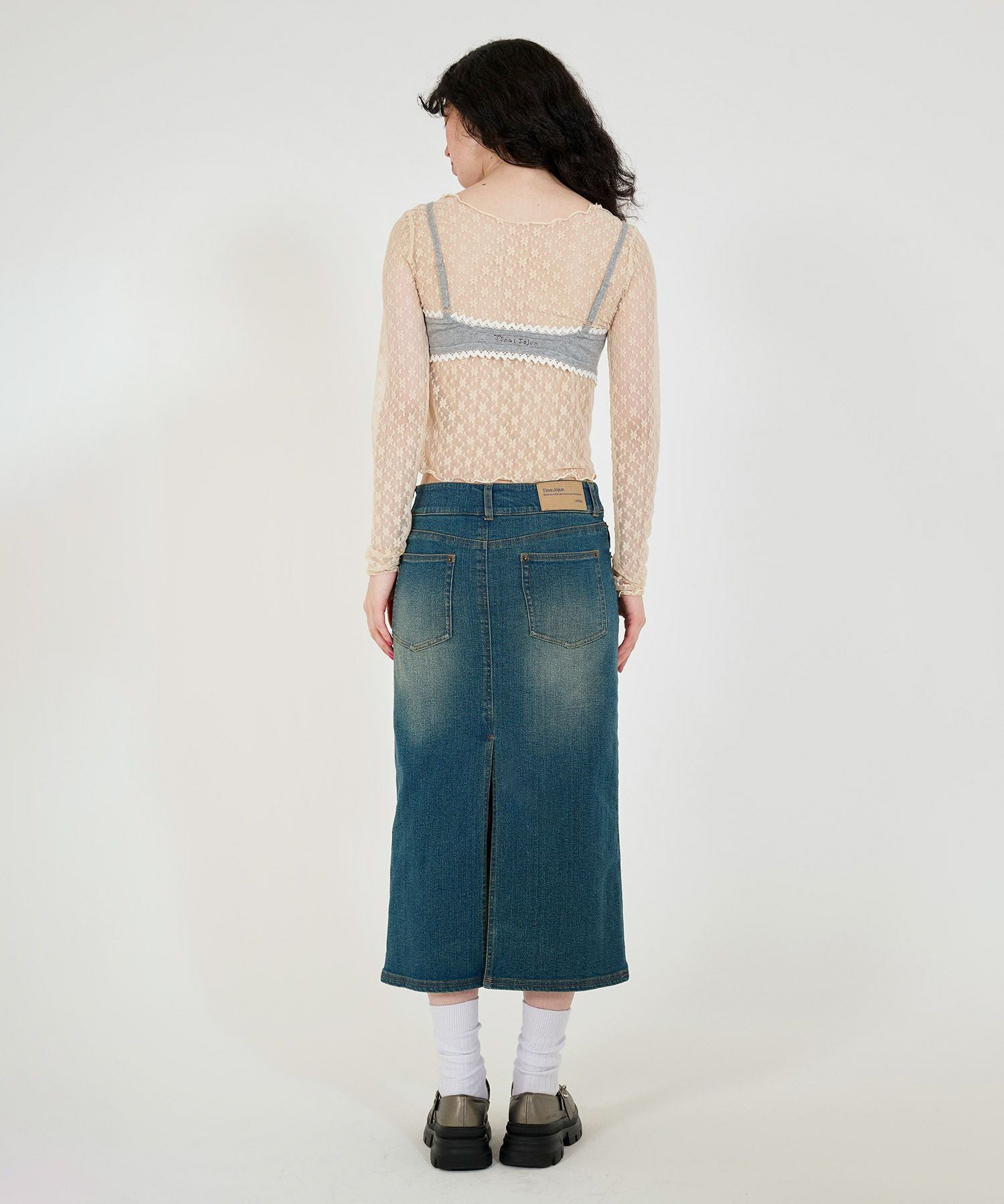 TAN タン ニットビスチェ TAN（タン）の「【TAN(タン)】チェックイブキャミ/ニットビスチェ 19AW