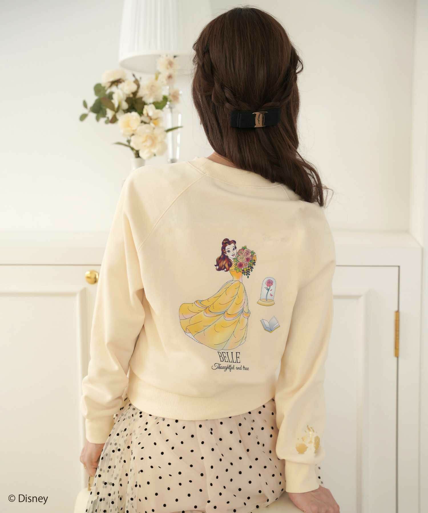 OUTLET-SALE ディズニー プリンセス/裏起毛 スウェット le reve