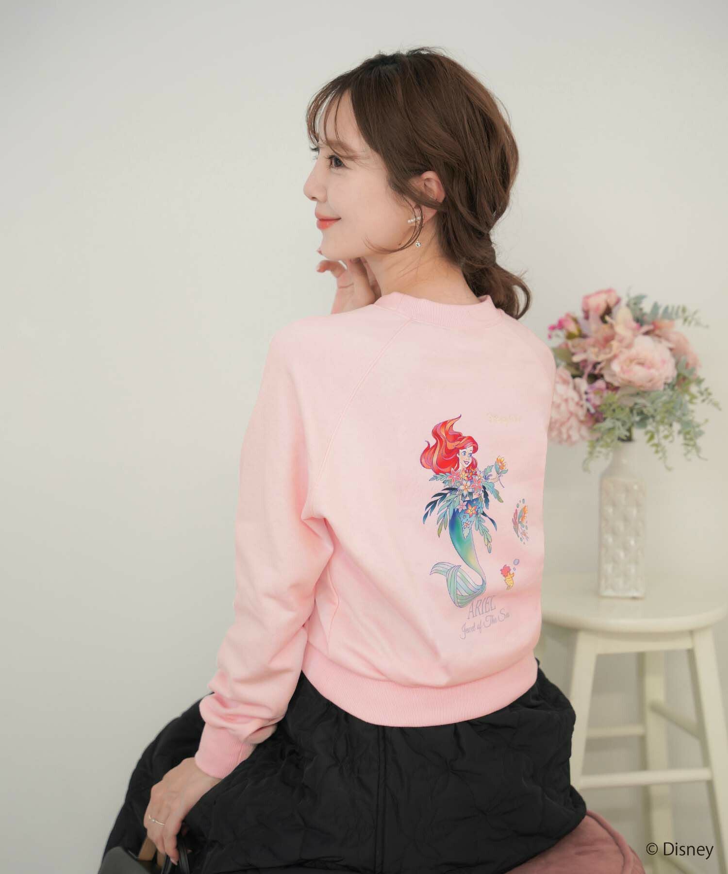 OUTLET-SALE ディズニー プリンセス/裏起毛 スウェット le reve