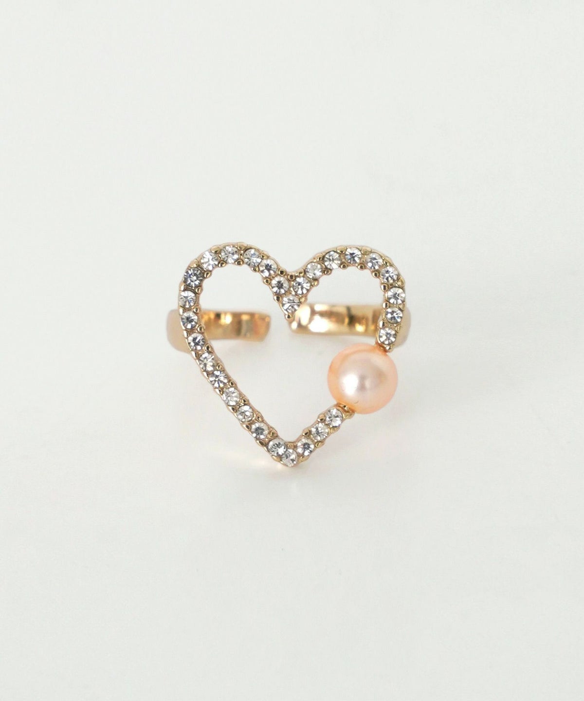 レディース/リング/ファッションリング/樹脂パール/カラーパール/イミテーション/ビジュー/春/夏/秋/冬/ゴールド