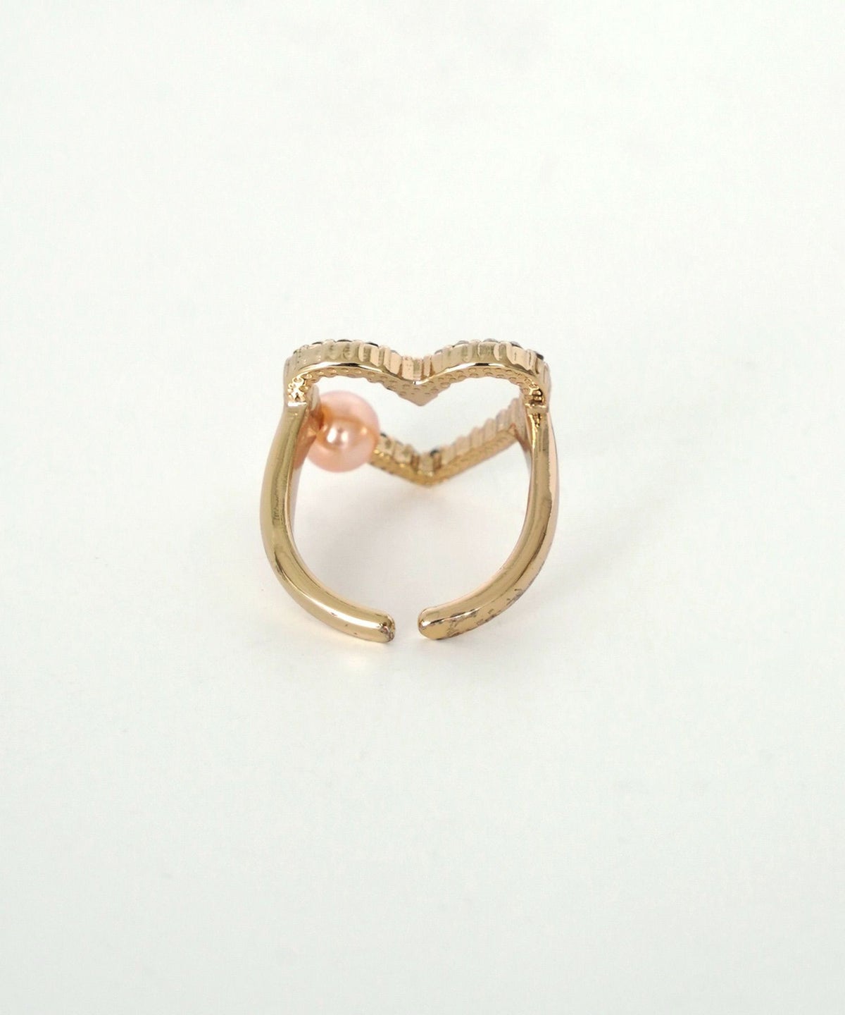 レディース/リング/ファッションリング/樹脂パール/カラーパール/イミテーション/ビジュー/春/夏/秋/冬/ゴールド