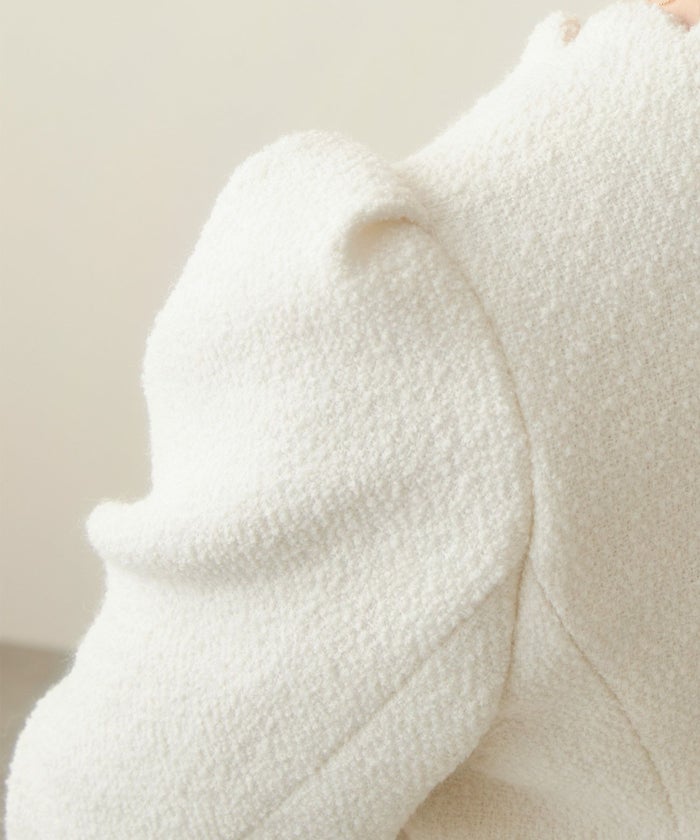 トップス/アウター/ジャケット/スカラップ/バラエティボタン/長袖/上品/大人/可愛い