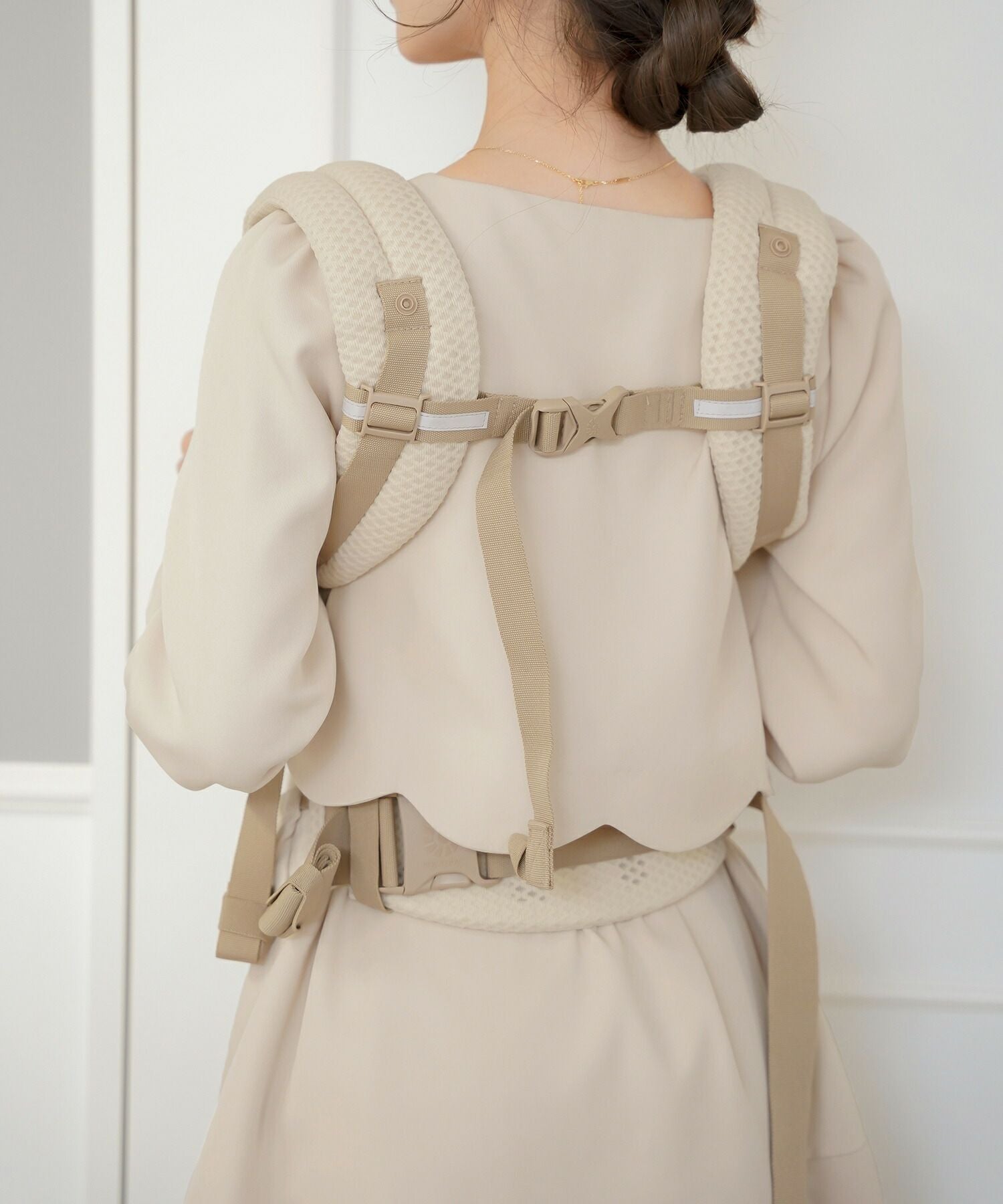 vaniller フロントファスナー スカラップ ワンピース ネイビー L フロントファスナー スカラップ ワンピース coming soon♡ SHOP