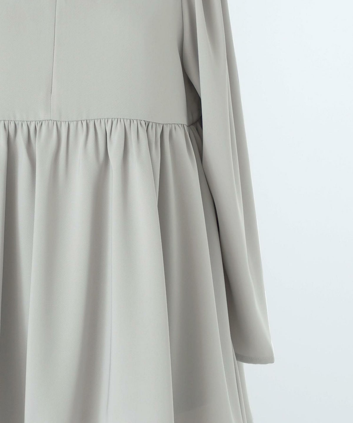 レディース/トップス/ブラウス/パール/フォーマル/長袖/ペプラム/チュニック丈/春/秋/冬/アイボリー/アイスブルー/ネイビー/M