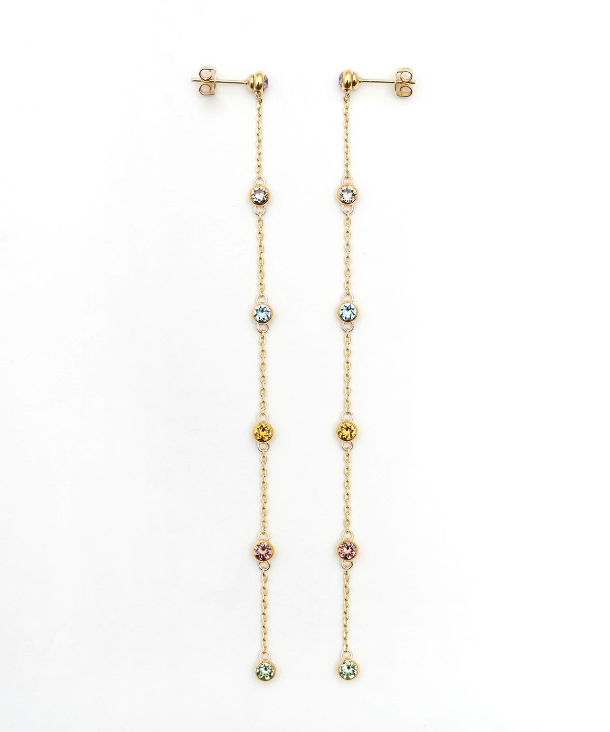 カラフル ロング ピアス イヤリング Colorful Long Pierce Earring