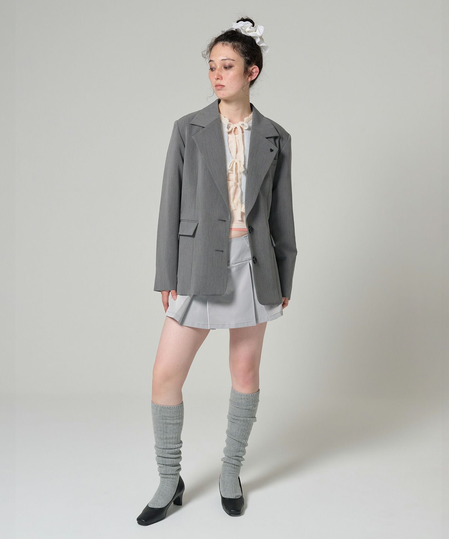 Special-Price-SALE ハート刺繍入り テーラードジャケット TINA：JOJUN