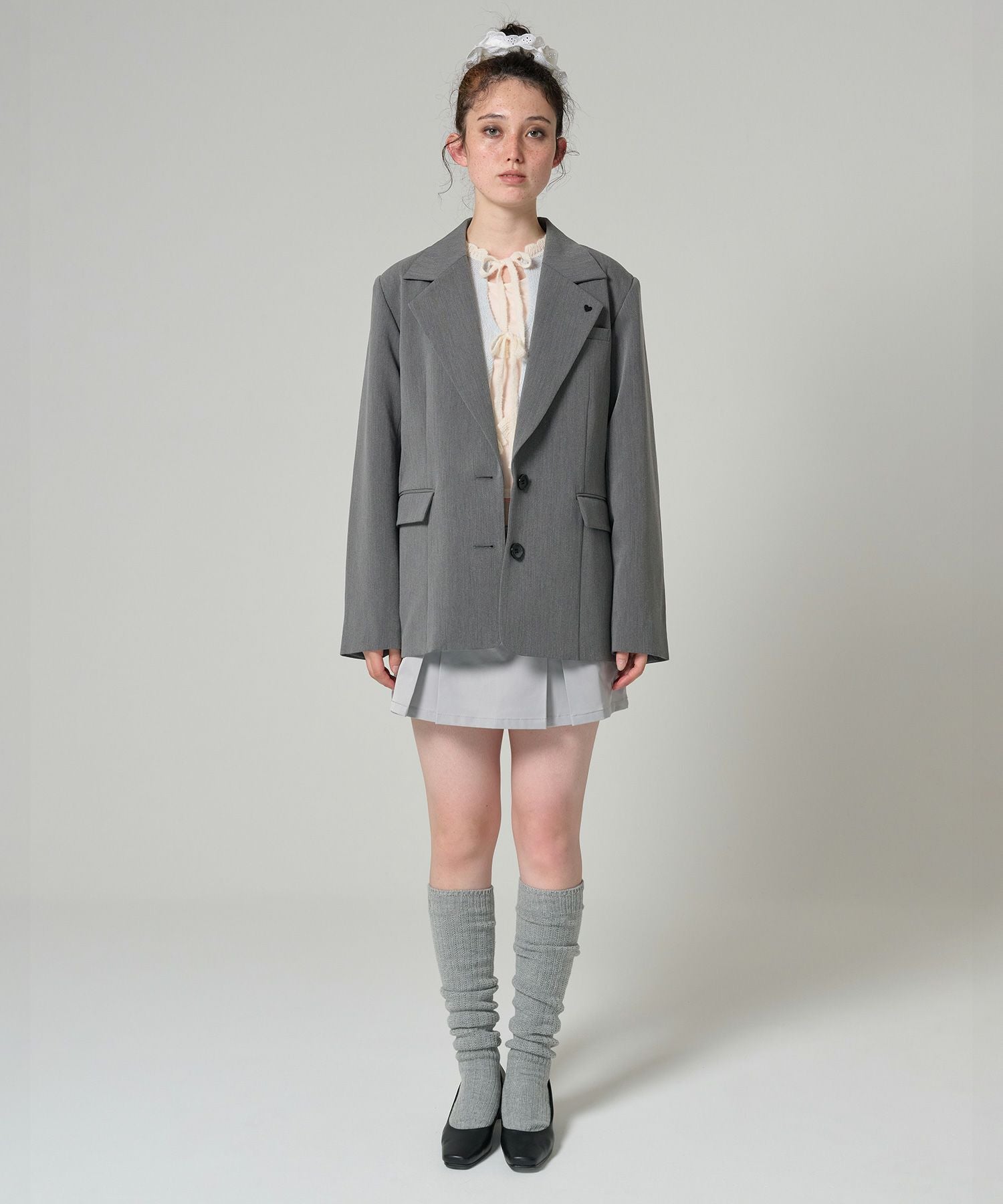 Special-Price-SALE ハート刺繍入り テーラードジャケット TINA：JOJUN