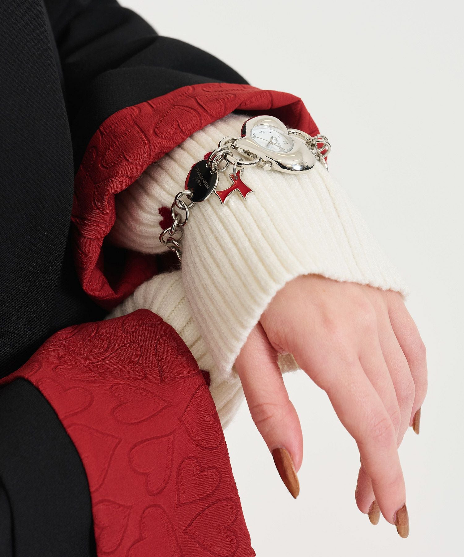 【期間限定お値下げ中】TINA：JOJUN ハート型 時計ブレスレット ハート型 時計ブレスレット TINA：JOJUN 全1色｜tnj915-0801【4】