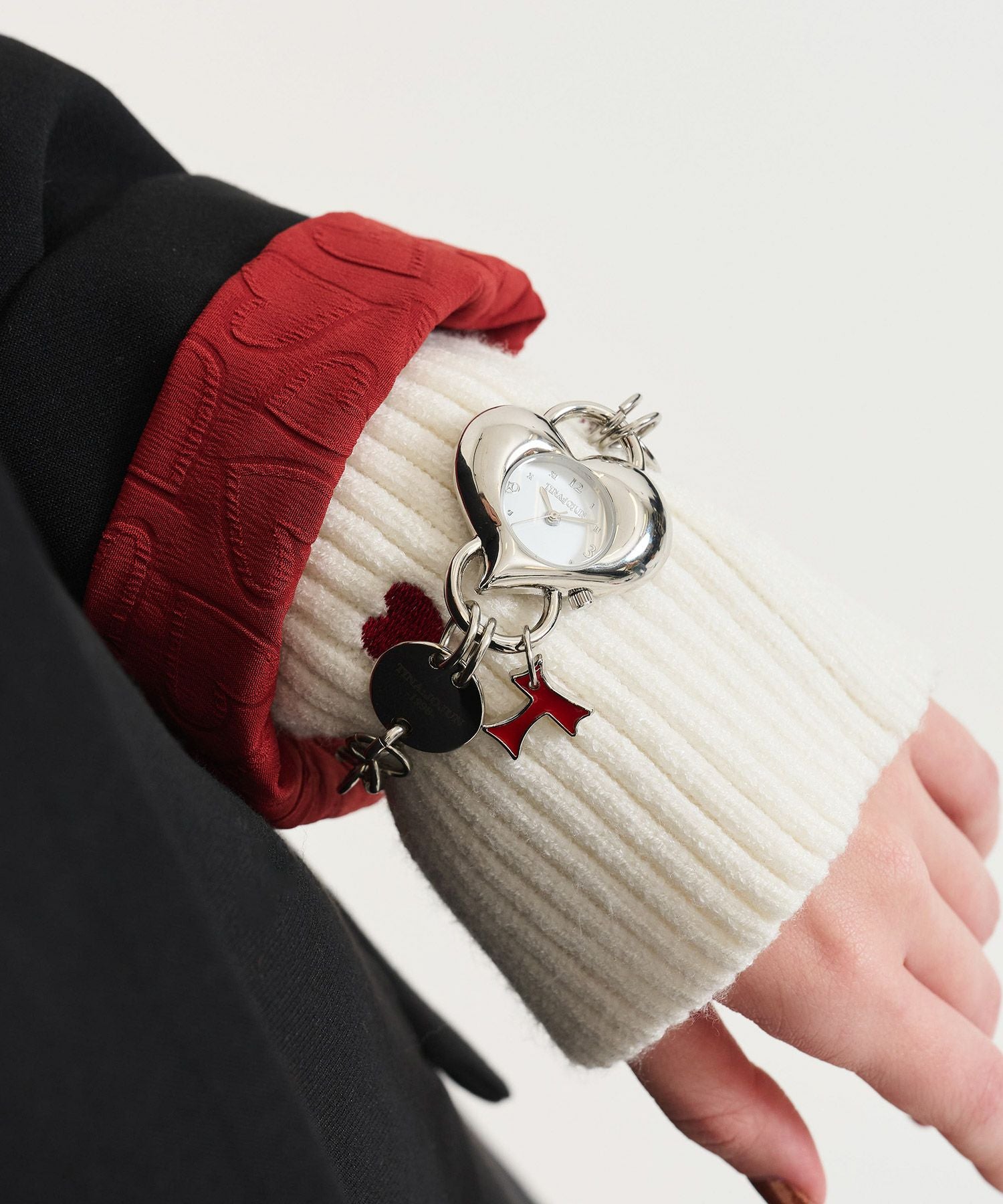 ハート型 時計ブレスレット TINA：JOJUN 全1色｜tnj915-0801【4】