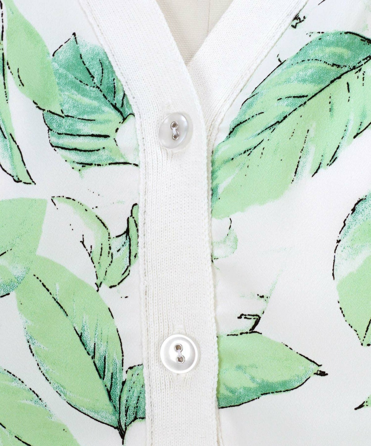 手洗い可/トップス/ニット/カーディガン/ドッキングシフォン/長袖/大人/上品/可愛い