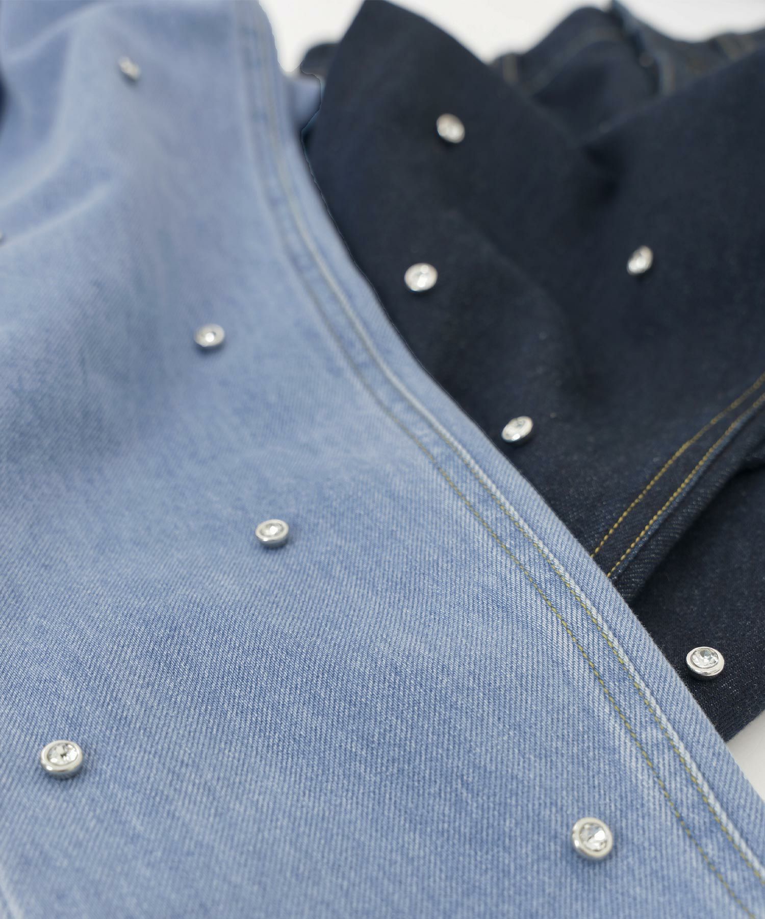 ラインストーン付き デニム パンツ Liala×PG 全2色｜lpg711-1886【4