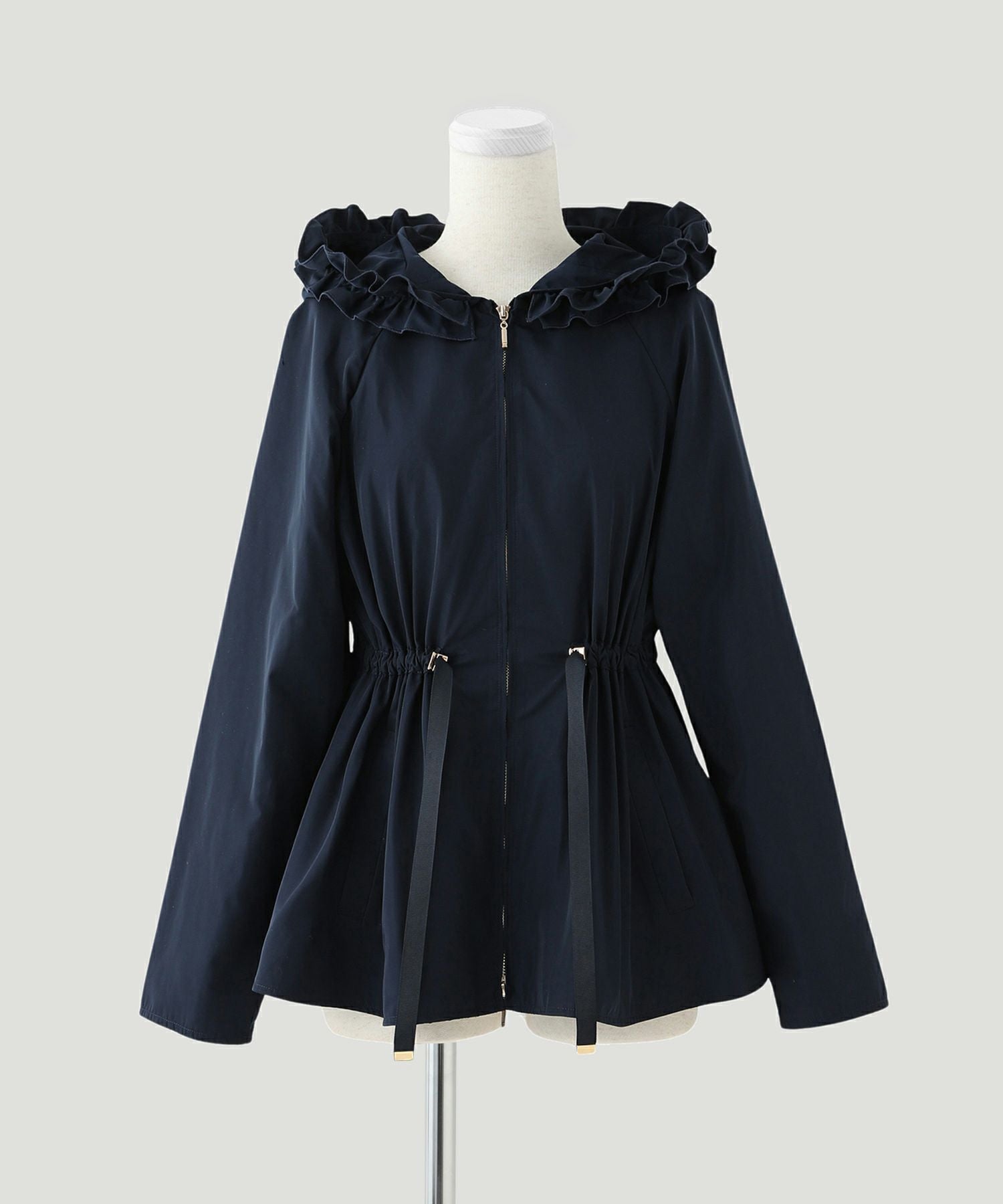 マウンテンパーカー フリル ジョイントスペース ペプラム ジャケット HUIT ペプラム マウンテンパーカー HUIT 全2色｜hit211-0067【5