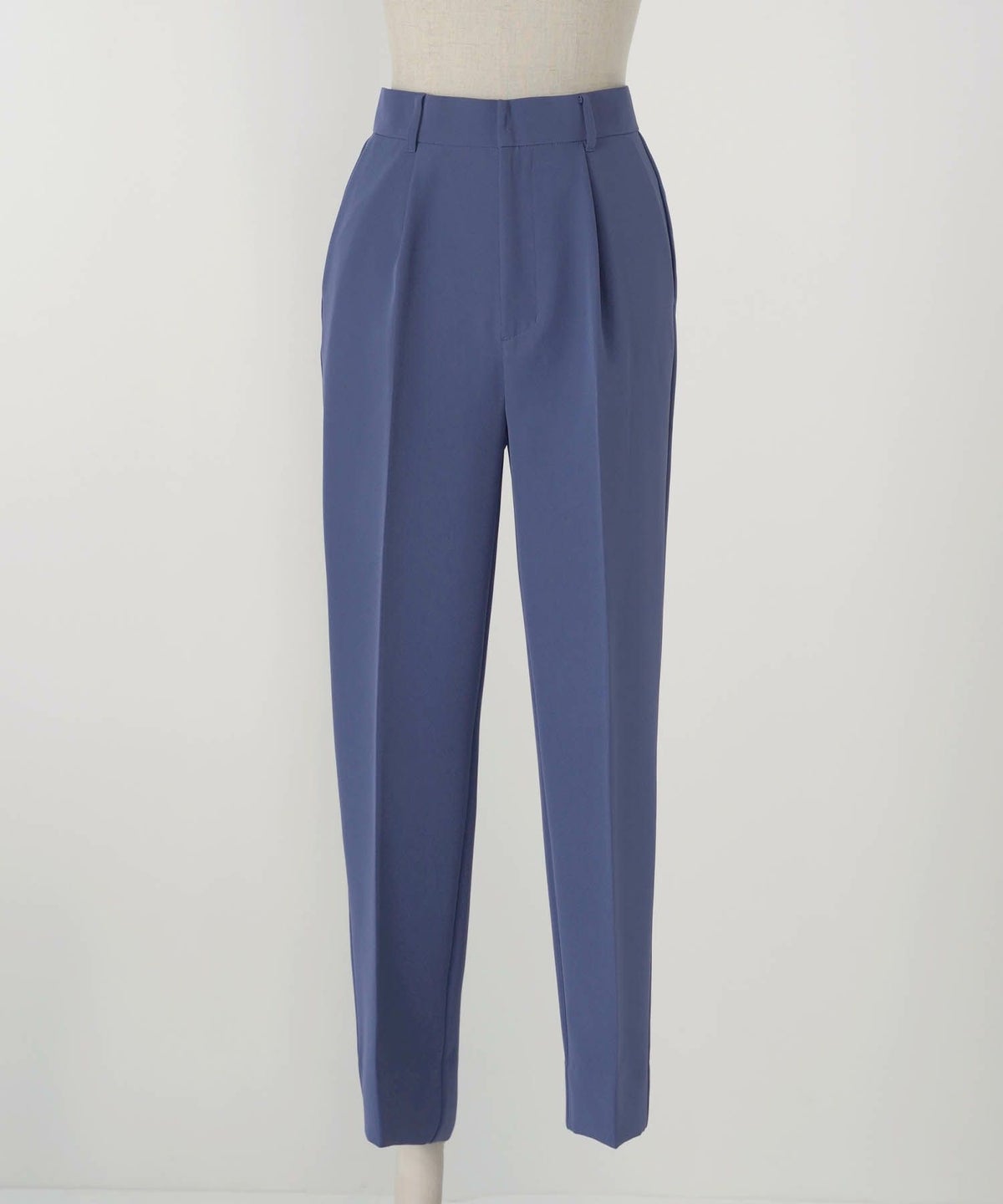 レディース/ボトムス/パンツ/テーパードパンツ/ダブルクロス/フルレングス/春/夏/秋/冬/グレージュ/ブルー/グレー