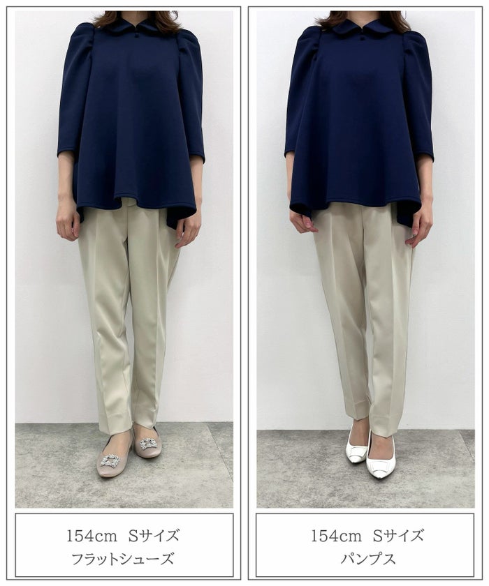 レディース/ボトムス/パンツ/テーパードパンツ/ダブルクロス/フルレングス/春/夏/秋/冬/グレージュ/ブルー/グレー