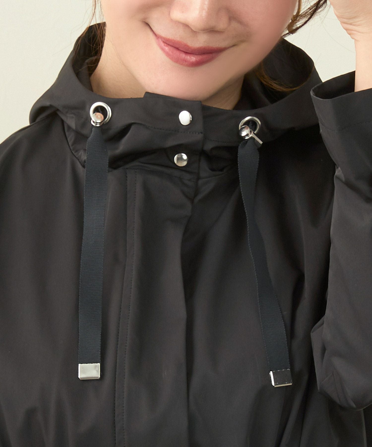 撥水加工 ドロスト フード付きZIP UP ジャケット Liala×PG 全2色