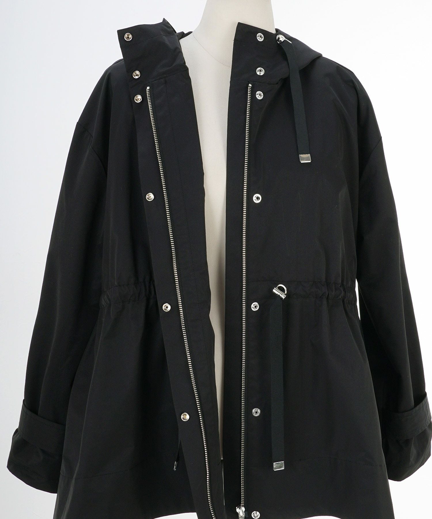 撥水加工 ドロスト フード付きZIP UP ジャケット Liala×PG 全2色