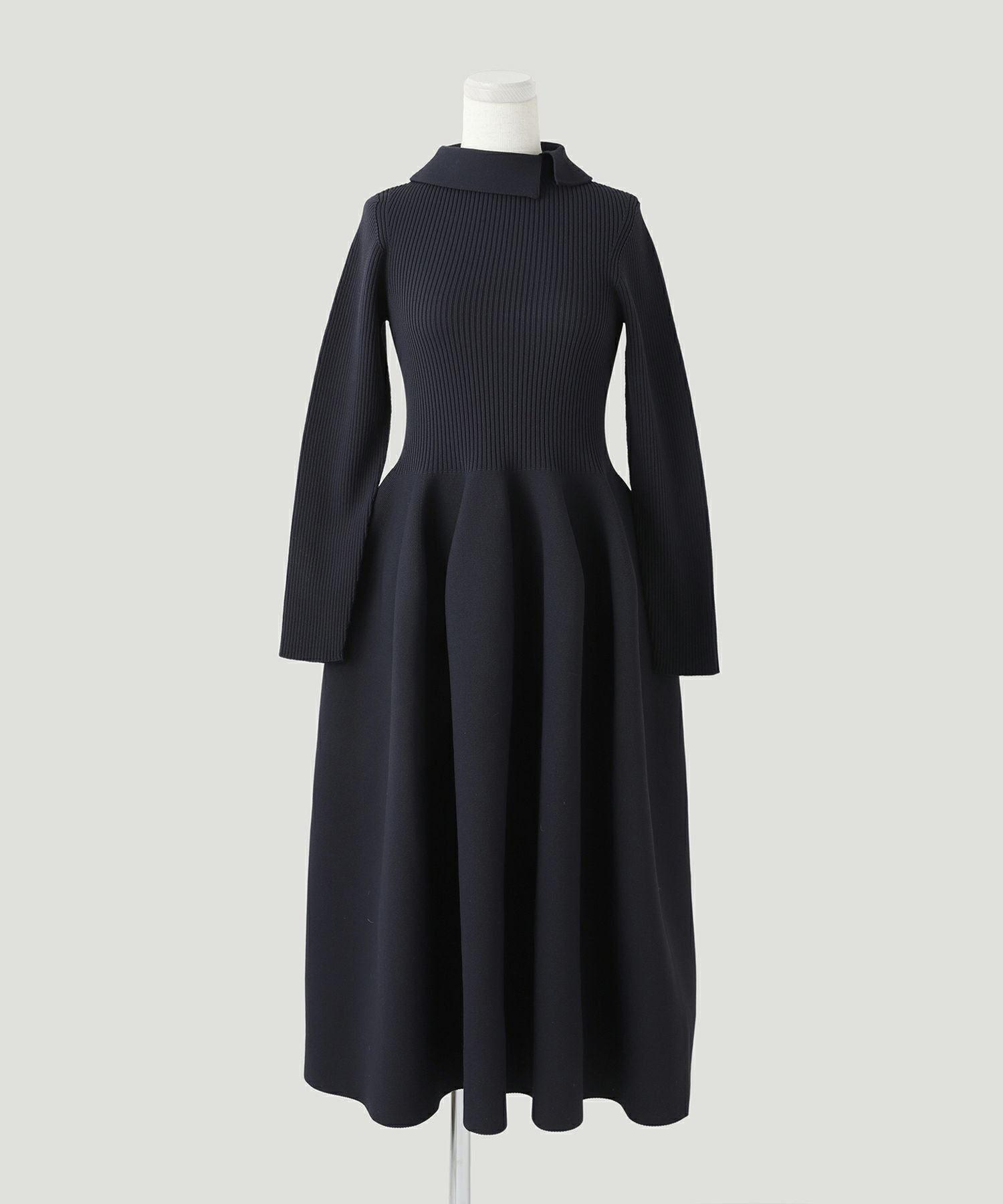 襟付き ホールガーメント ニット ワンピース HUIT 全3色｜hit311-0060