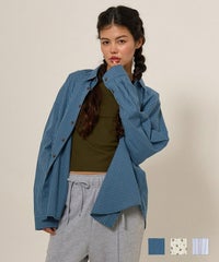 トップス/シャツ/オーバーサイズ/ユニセックス/柄シャツ