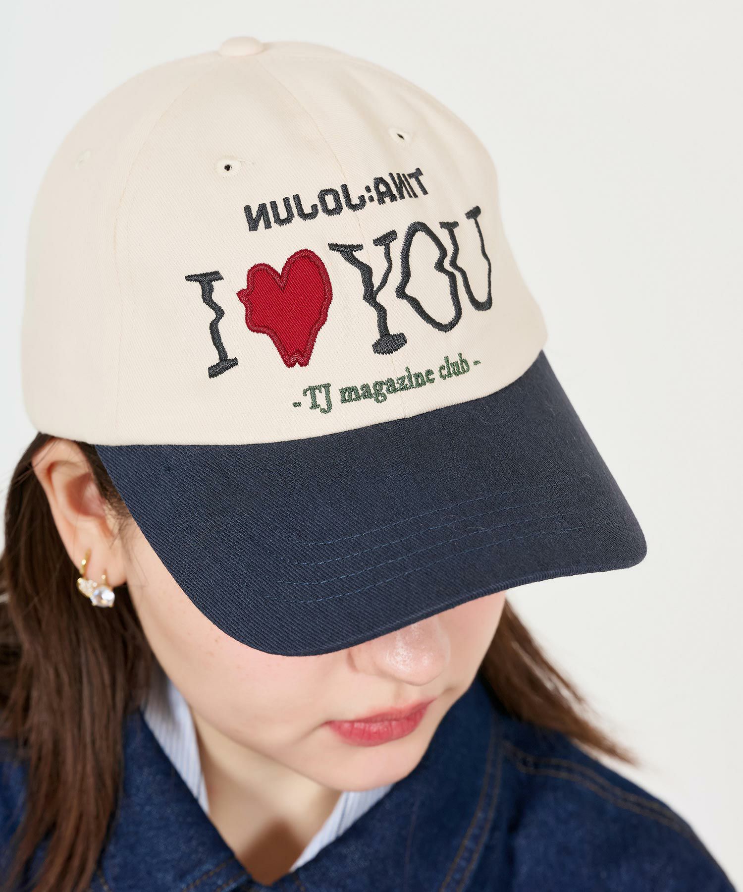 バイカラー コットンキャップ TINA：JOJUN 全4色｜tnj914-0816【7】