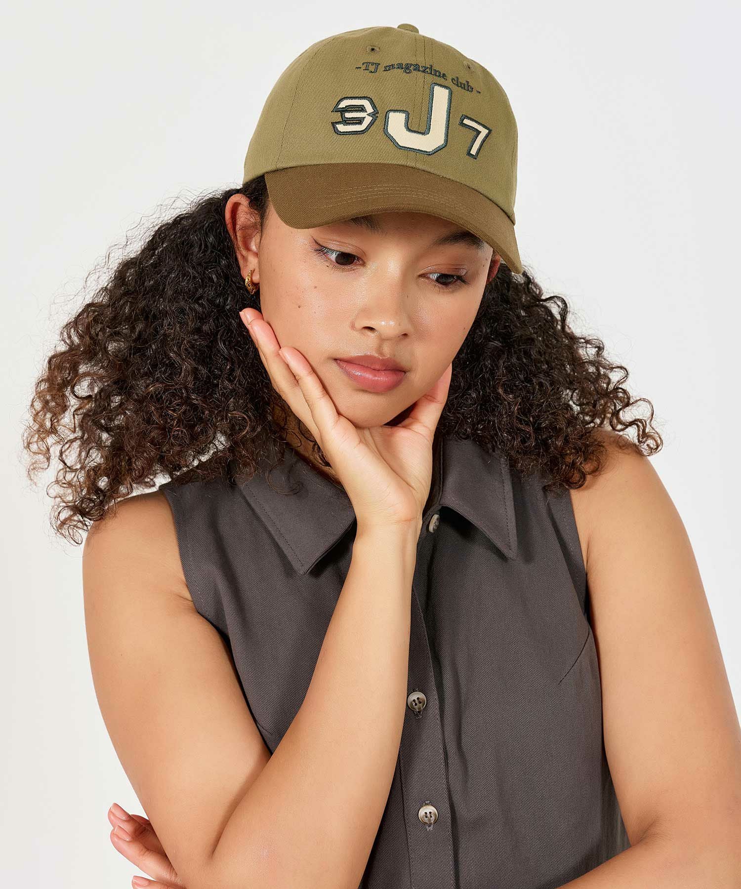 バイカラー コットンキャップ TINA：JOJUN 全4色｜tnj914-0816【7】