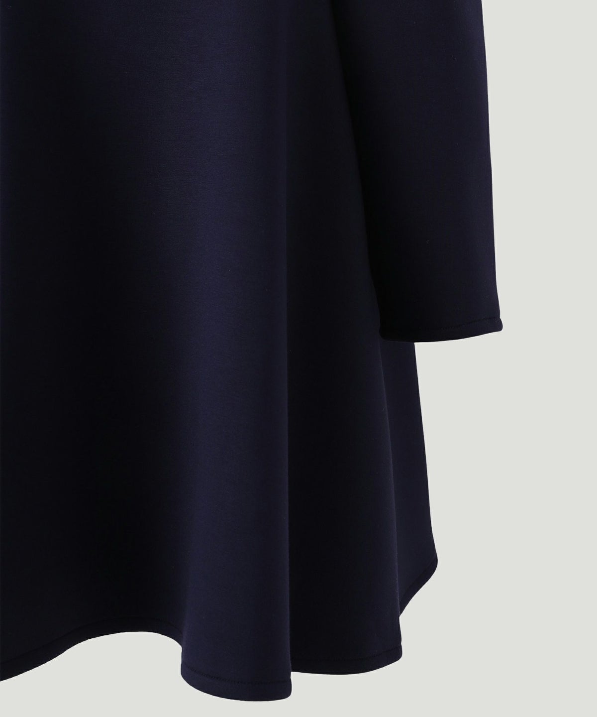 レディース/トップス/カットソー/ボンディング/襟付き/春/夏/秋/6分袖/杢グレー/アイボリー/ネイビー