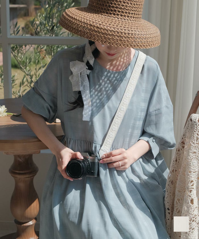 カメラストラップ スマホストラップ レース ホワイト フリー 通販 刺繍 レース オリジナル カメラストラップ miolite