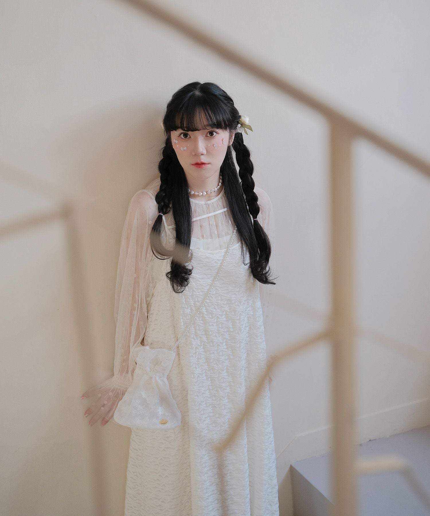 アシメシアー キャミ ワンピース