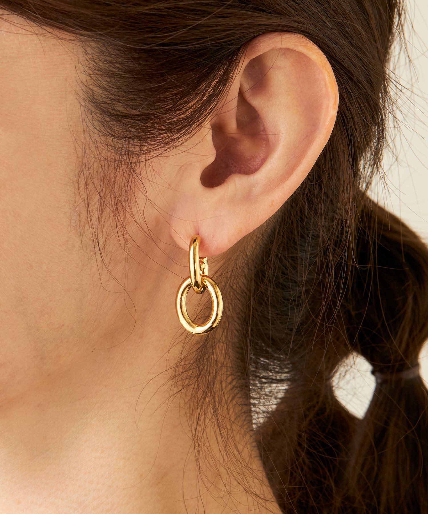 ダブル リング スタッズ ピアス Double Ring Studs Pierce（Liala） 全