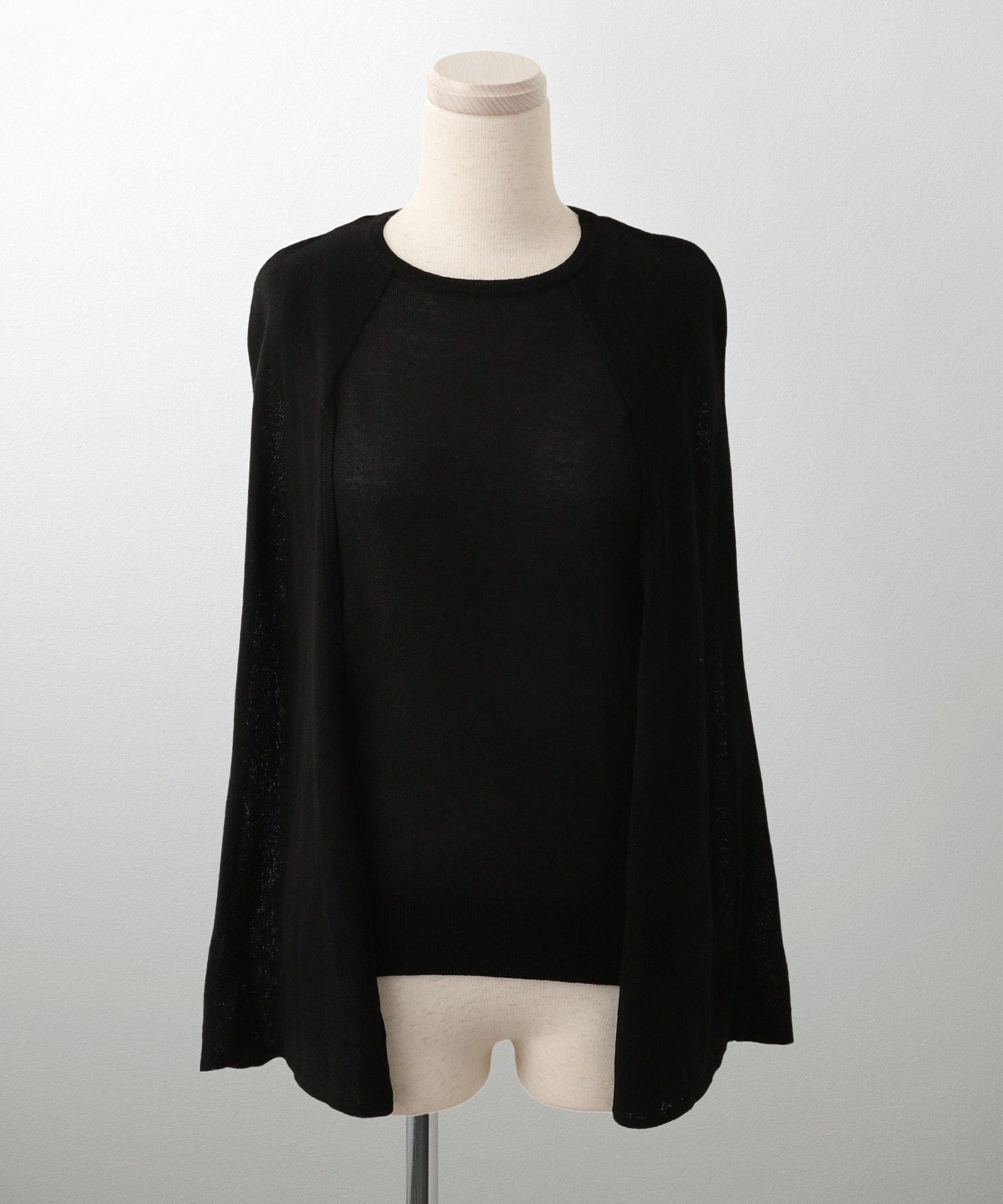 ラメ ケープ ニット HUIT 全7色｜hit421-0109【14】 - クルーネック