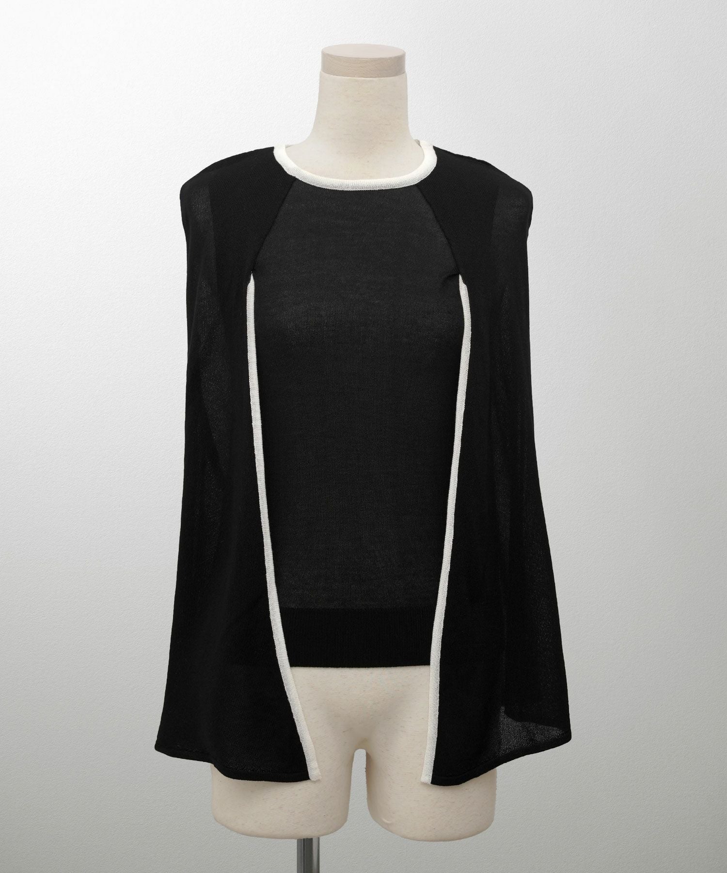 ラメ ケープ ニット HUIT 全7色｜hit421-0109【14】 - クルーネック