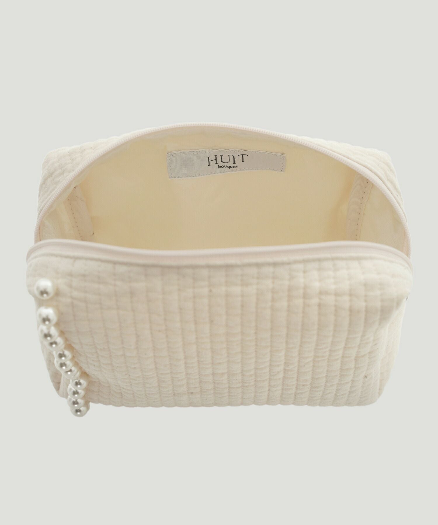 パール トリム ヌビ ポーチ middle HUIT 全5色｜hit917-0132【5】