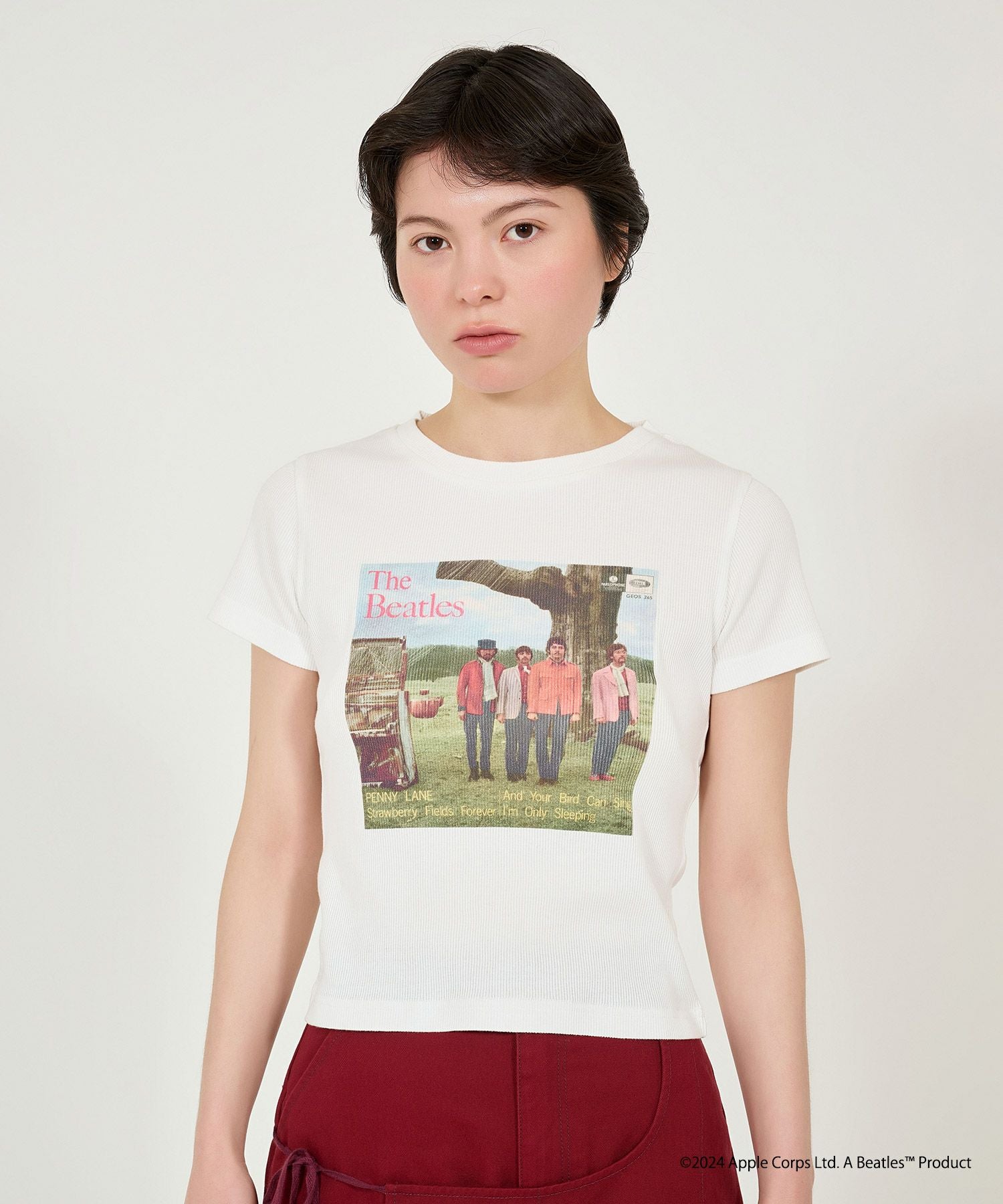 新品未使用JOUNAL STANDAR relume BEATLES Tシャツ ザ・ビートルズ / Live In Japan 1966 Photo S/S Tee【T-Shirt / Black